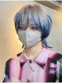 【GEEKS渋谷】デザインカラー/ウルフ/レイヤー/顔周りカット
