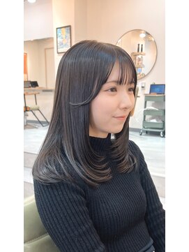 ロウバイレボ 柏(lou by revo) ミディアム/韓国風/レイヤーカット/顔回りカット/柏駅