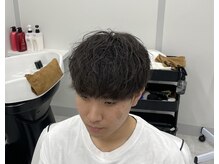 【友達を紹介してもいいですか？】　<<メンズ/眉毛/ブリーチ/パーマ/フェザー/波巻き/センターパート>>