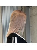ブリーチ2回で出来るホワイトカラー