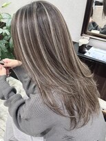 ベルヘアーデザイン 堺東(Belle hair Design)&nbsp;ハイライトレイヤーカットイルミナカラー20代30代40代堺東