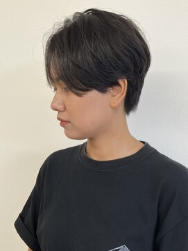 モリオフロムロンドン 松戸店(Morio from London) 【メンズ 松戸 岩口】リバースセンターパートハンサムショート