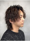MEN’S HAIR/波巻ツイストスパイラル/フェザーパーマ/渋谷