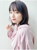 ミディアムヘア*顔周りカット*前髪カット*髪質改善*グレージュ