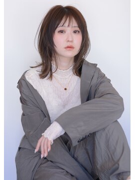 ドルセプラタ(Dulce plata) 20代30代40代前髪ありレイヤー艶っぽベージュパーソナルカラー