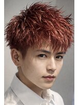 ロア(Roa.)&nbsp;ワインレッド　スパイキーショート