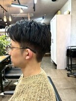 メンズ/ブリーチ　ar clip 表参道&nbsp;メンズカットダウンパーマ