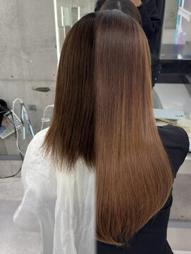 シイム(CYM) ビフォーアフター/エクステ/ラテブラウン/ロング