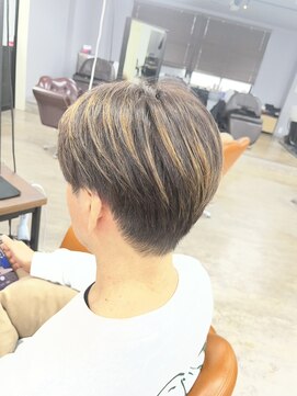 リシャルム 新保店(Re charme) 【立体感アップ】束感ショート×カラー