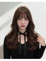 TMJ&nbsp;熊本/レイヤーカット×韓国風コテ巻きパーマ/髪質改善で艶ロング