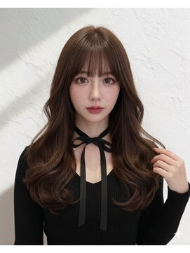 TMJ 熊本/レイヤーカット×韓国風コテ巻きパーマ/髪質改善で艶ロング
