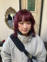 フルアヘッド(FULL A HEAD)&nbsp;チェリーレッド×レイヤーカット