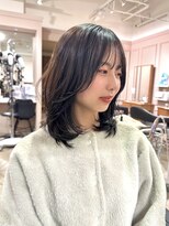 アネーロバイエーケー(ANHELO by AK)&nbsp;レイヤーで動き◎柔らかロングボブスタイル