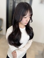 リアンバイアリュール(Lian by Allure) ダークグレージュレイヤーカット韓国巻き