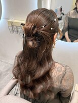 クラン 北新地店(Clan) カチモリハーフアップ/北新地ヘアセット