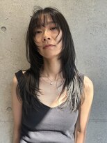 キャロルガーデンズ ボコカ 表参道(Carroll Gardens bococa)&nbsp;【kacho】ロングレイヤー　ダークアッシュ