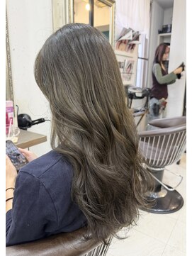 ヘアーアンドメイク シークタチカワ 立川店(Hair&Make Seek) 【古澤】明るい履歴からできる！ワンカラーオリーブグレージュ