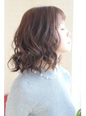 ★ナチュラルウェーブ★ロブスタイル