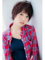 ローレン(LOREN)&nbsp;＊LOREN＊ラベンダーブラウンでこなれ感大人小顔ショート