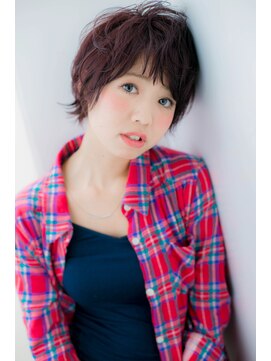 ローレン(LOREN) ＊LOREN＊ラベンダーブラウンでこなれ感大人小顔ショート