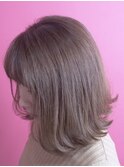 ［CHELSEA］ミルクティー×鎖骨ボブ☆お客様スタイル