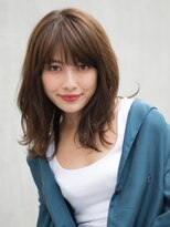 エムクランメイクス 原宿 表参道(m.clan MAKE'S)&nbsp;ゆるふわウェーブのグレージュミディ2【MAKE'Sm.clan原宿 矢沢】