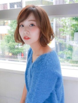 ルティア(Lutia) 外ハネボブに内巻きをプラスしてスヌーピー巻き★