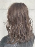 Lien☆ナチュラルアッシュブラウン×ミディアム外ハネボブ
