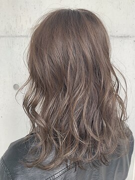 ルーク 立川(LUK) Lien☆ナチュラルアッシュブラウン×ミディアム外ハネボブ