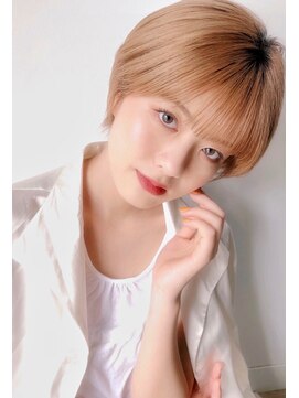 エミス バイ メルト 吉祥寺(emis by melt) 【堀惠洋平】ショート ショートボブ ベージュ 20代/30代/40代