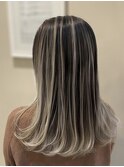 【AUBE HAIR】エアタッチグラデ_スリークミディ