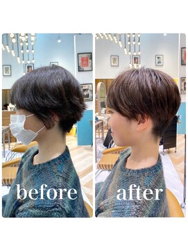 ロンド レグリーズ 立川(Lond leglise) 【山方　直也】マッシュショート×刈り上げショート×小顔