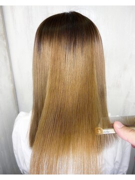 アンフィフォープルコ(AnFye for prco) ジュエリーシステム×LULUトリートメント×縮毛矯正で艶髪♪