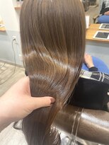 メルト 吉祥寺(melt)&nbsp;髪質改善トリートメント　艶髪　ブリーチなしオリーブベージュ