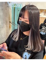 トロニー(TLONY)&nbsp;インナーエクステ　イヤリングカラー　style/miaki