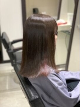 ネウィ 池袋(newi) 透明感×インナーカラー★☆グレージュ&ピンク☆★