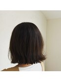 外ハネボブ×オリーブカラー/20代30代