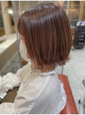 外ハネミディアムボブスタイル☆大人かわいい◎20代30代40代50代