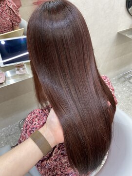 ラルムバイシー 新宿(LARME by Sea) ピンクブラウン/艶カラー/暖色カラー/韓国ヘア