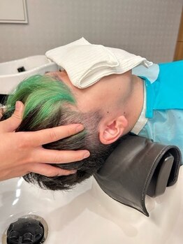 ハロオム(Halo homme)の写真/最新の毛髪研究から導かれた最新の頭皮ケア対策を体験!!男性特有の気になるお悩みもお気軽に相談ОＫ◎