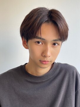 ツーダブルバイフィフス 茶屋町店(WW.. by fifth) センターパートメンズマッシュパーマニュアンスパーマ刈り上げ