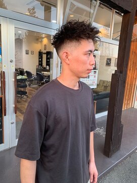 ヘアーワークス ボナ(HAIR WORKS bona.) メンズ ツーブロックスタイル#1