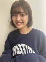 ヘアーアンドファッションシオミエイチ (hair＆fashion shiomi H) ワイドシースルーバング