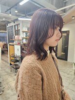 イット(it.)&nbsp;it.YUI レッドブラウン カシスレッド ブリーチなしWカラー