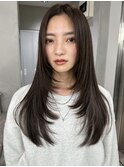 ザクザクレイヤーカット巻き方簡単ミディアムロング韓国表参道　