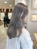 シエル バイ ケンジ 登戸 生田(CIEL by KENJE)&nbsp;★くびレイヤーエモージュ前髪マチルダボブインナーグレージュ