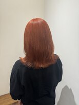 リリアーナ(LILIANA)&nbsp;ハイトーンカラー オレンジカラー ダブルカラー 夏カラー 東池袋