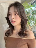 毛先ワンカールレイヤーカット20代30代40代くびれヘア大人可愛い