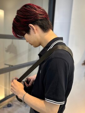 ヴヴ(Bub) red hair/レッドカラー　カシスレッド　メンズショート