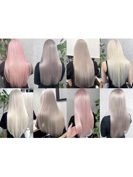 <上質ケアブリーチ>拘りの薬剤調合で他では出せない極上ハイトーンに[渋谷/ブリーチ/ダブルカラー/学割U24]